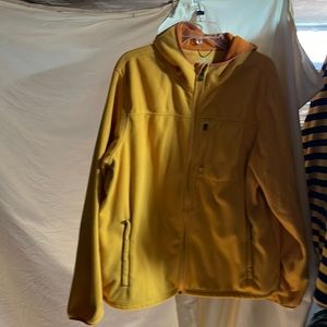 L.L.Bean fleece hooded zip up jacket Polartek